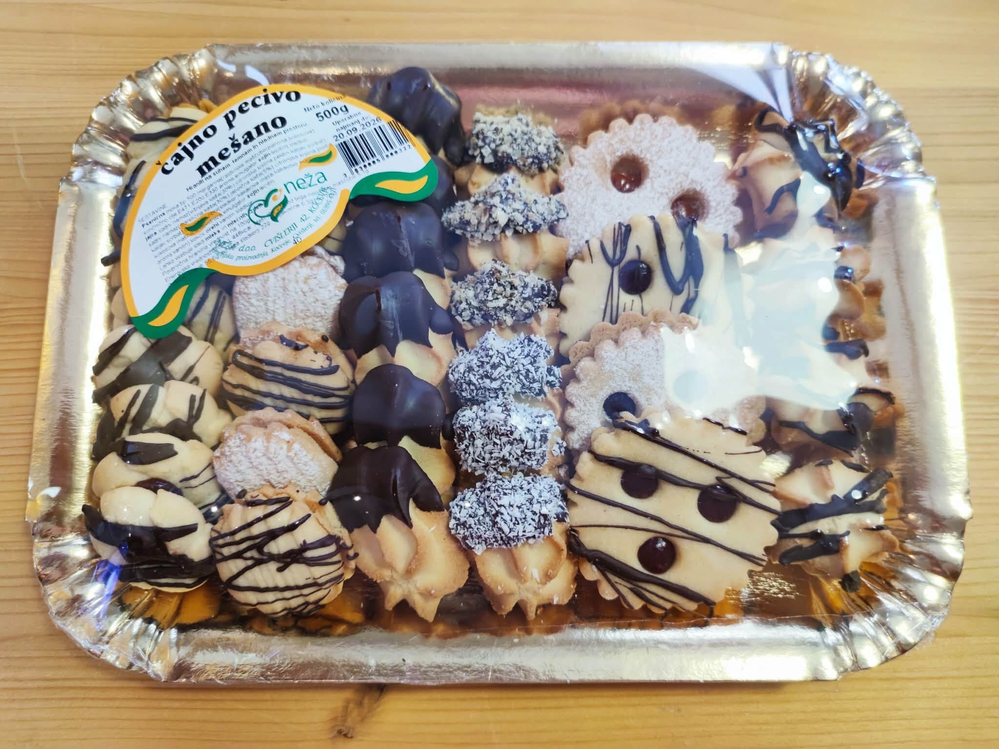 Pladenj mešanih piškotov 500 g