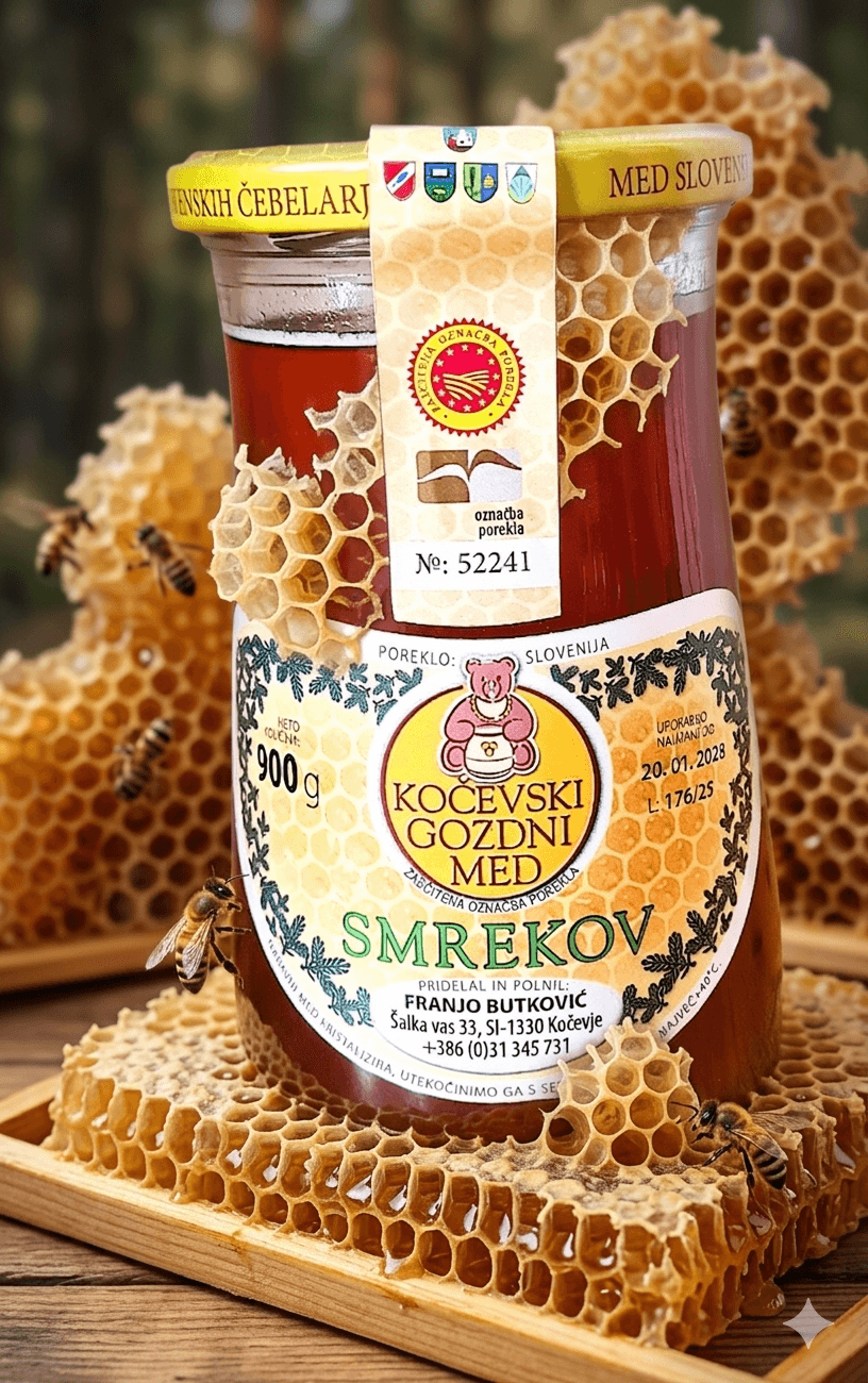 Kočevski gozdni med - smreka 900 g