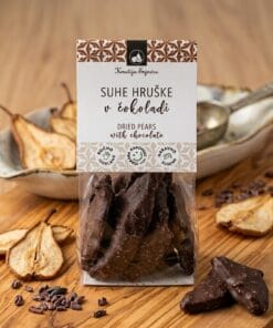 Suhe hruške v čokoladi 150 g