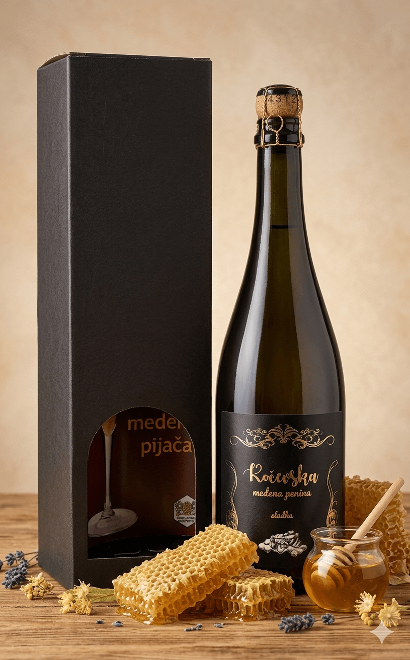 Kočevska medena penina 0,75 L
