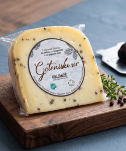 Ekološki kravji goteniški sir z grškim senom 250 g