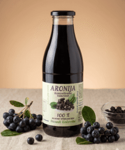 100% hladno stiskani sok aronije 1 L