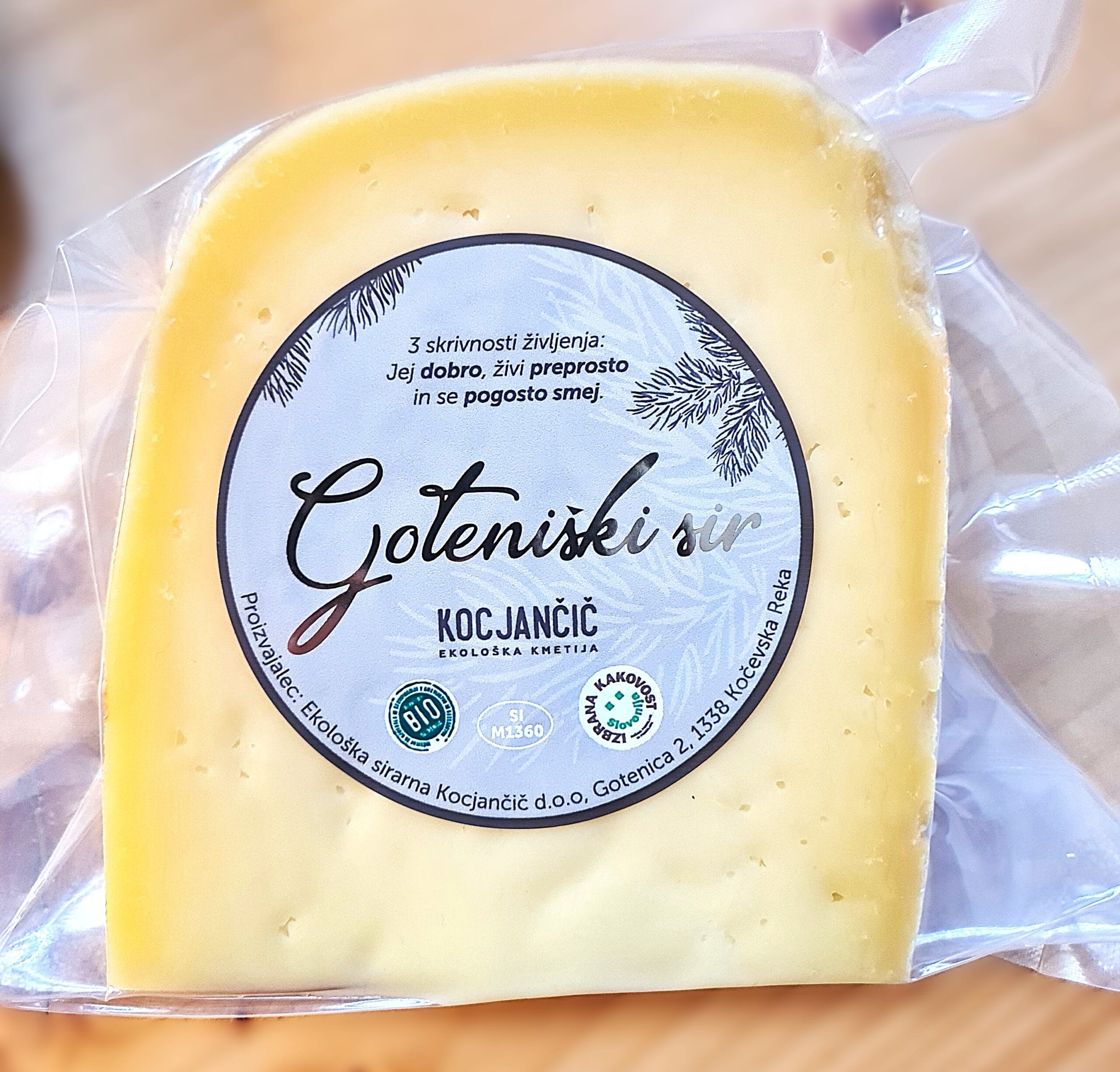Ekološki kravji sir 250 g